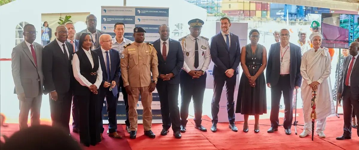 OWENDO CONTAINER TERMINAL RÉCEPTIONNE LE PONT RELIANT LE QUAI ET LE TERMINAL À CONTENEURS DU PORT COMMERCIAL D’OWENDO