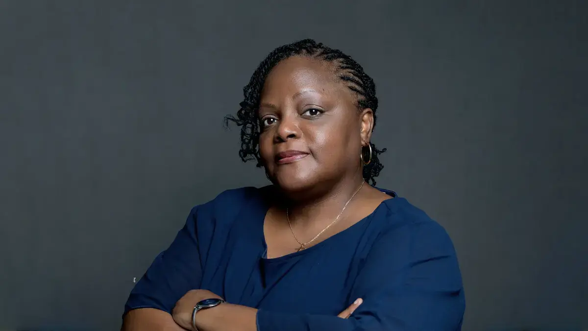 Portrait de Madame Isabelle Essonghé, Administratrice Directrice Générale de la CECA-GADIS, Vice-présidente de la FEG 